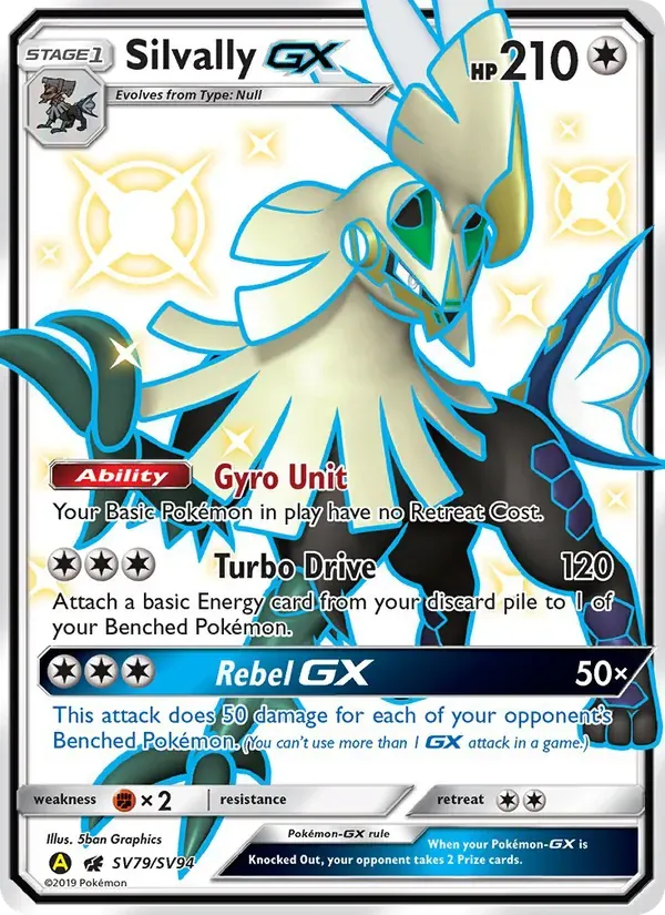 Silvally-GX SV79/94 Destinos Ocultos Cofre Brilhante
