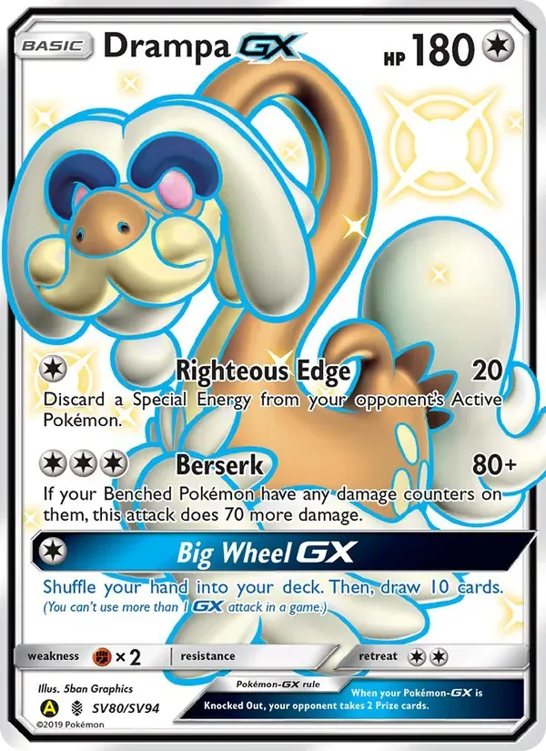 Drampa-GX SV80/94 Destinos Ocultos Cofre Brilhante