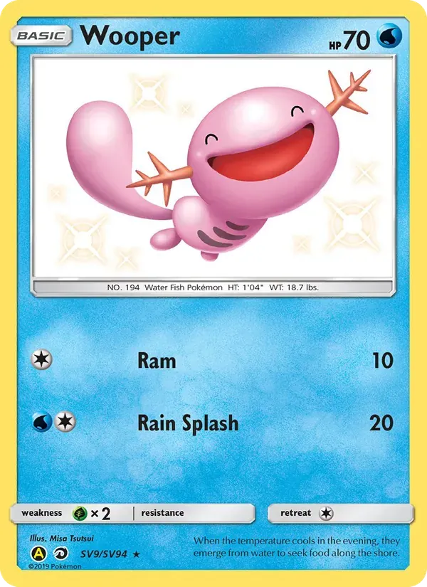 Wooper SV9/94 Destinos Ocultos Cofre Brilhante