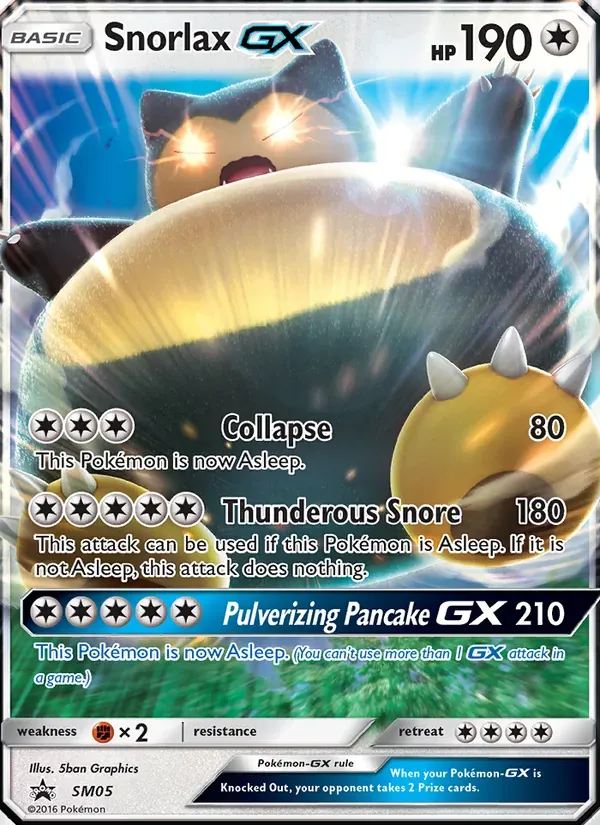 Snorlax GX SM05/248 Sol e Lua Promos