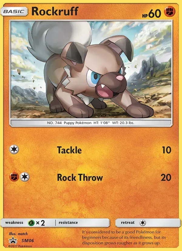 Rockruff SM06/248 Sol e Lua Promos