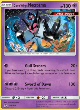 Necrozma Asas Alvorada SM106 Sol e Lua Promos