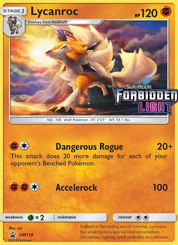 Lycanroc SM118/248 Sol e Lua Promos