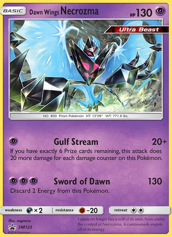 Necrozma Asas Alvorada SM123/248 Sol e Lua Promos