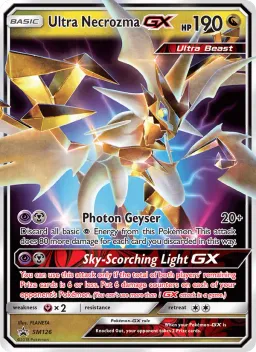 Ultra Necrozma GX SM126 Sol e Lua Promos