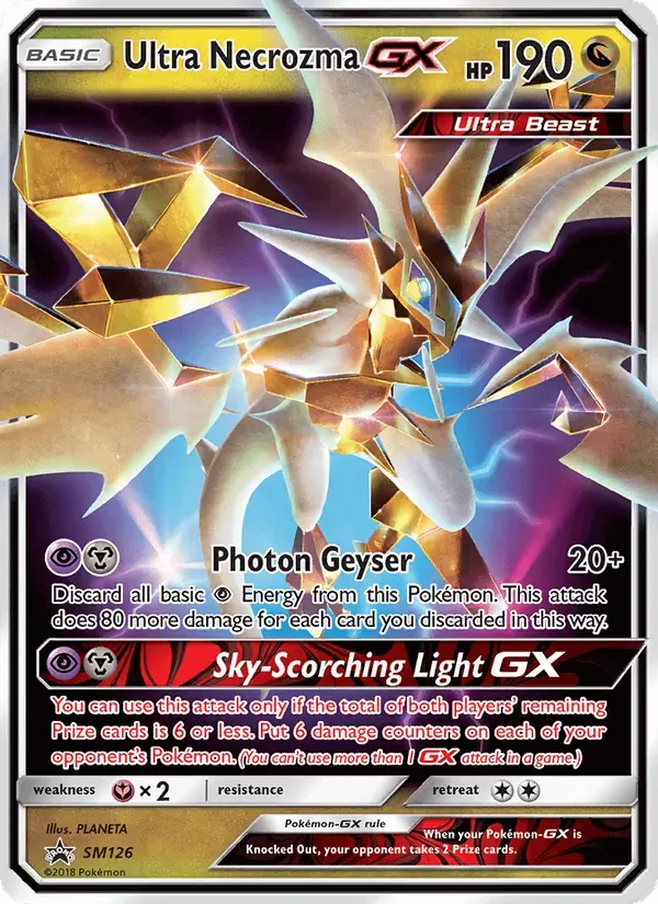 Ultra Necrozma GX SM126/248 Sol e Lua Promos