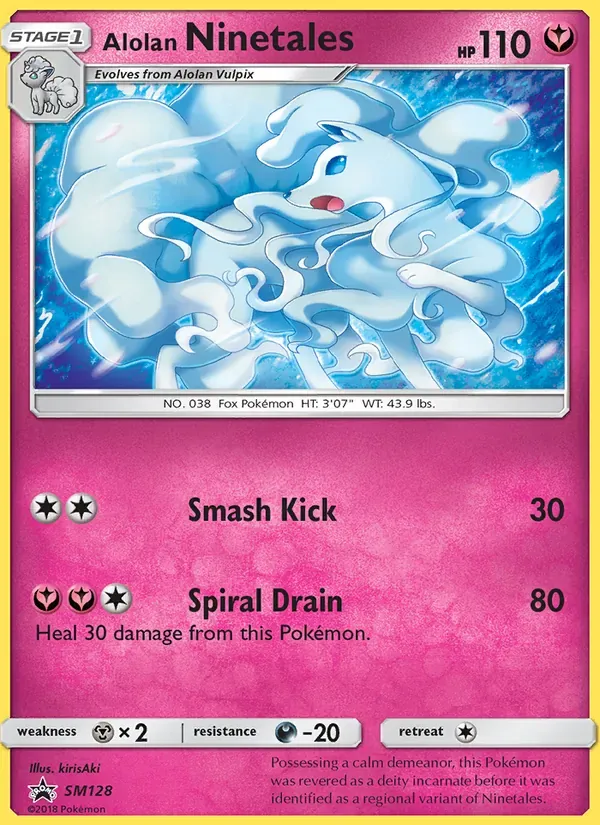 Ninetales de Alola SM128/248 Sol e Lua Promos