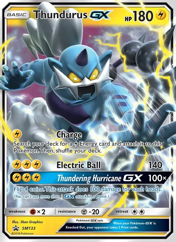 Thundurus GX SM133/248 Sol e Lua Promos