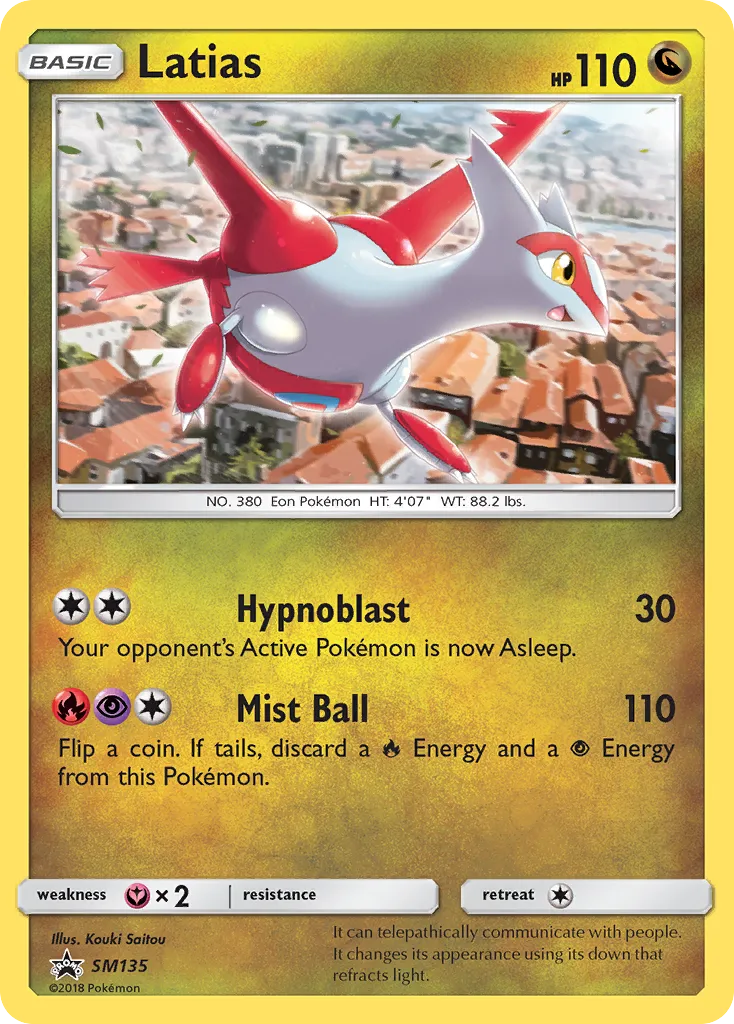 Latias SM135/248 Sol e Lua Promos