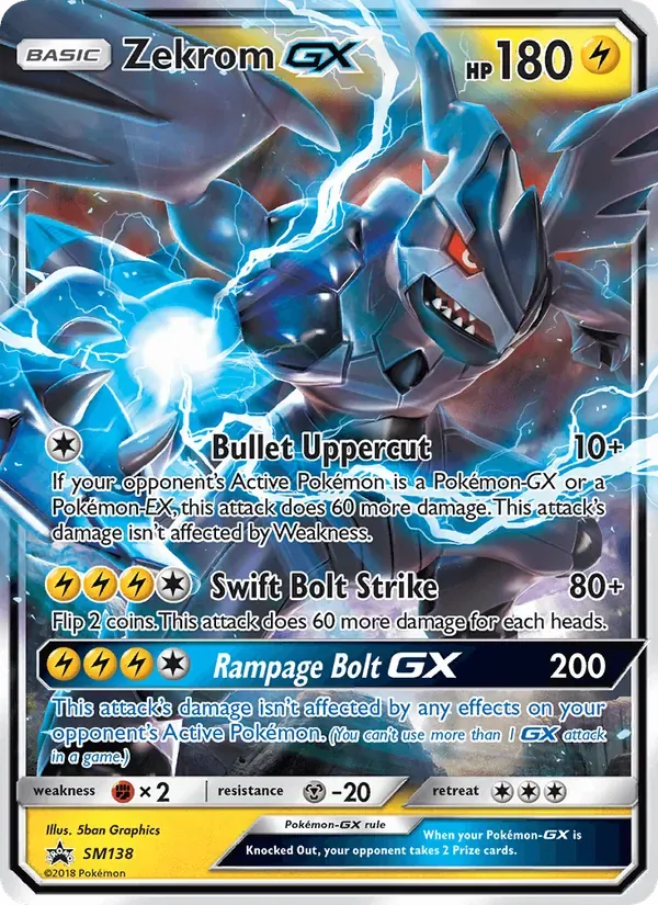 Zekrom GX SM138/248 Sol e Lua Promos