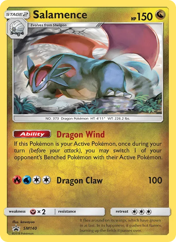 Salamence SM140/248 Sol e Lua Promos