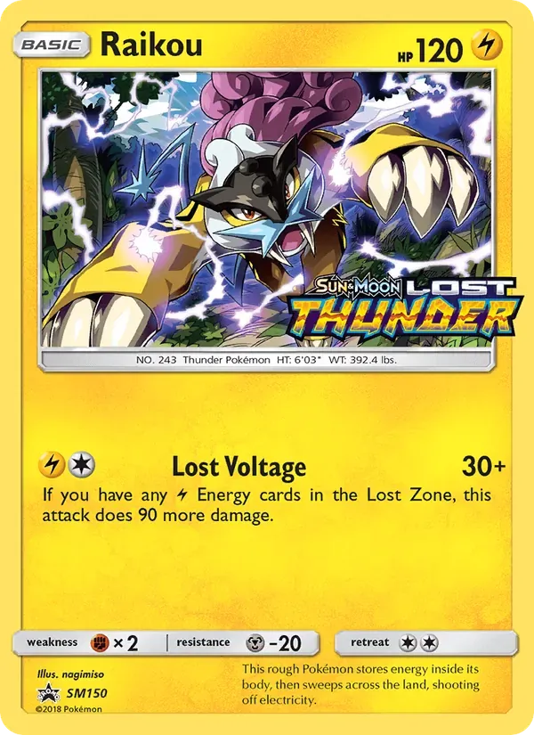 Raikou SM150/248 Sol e Lua Promos