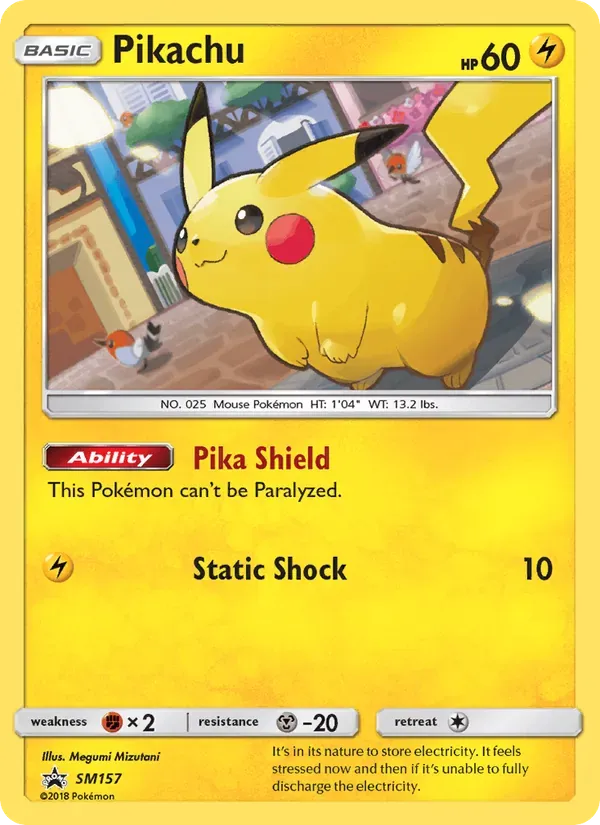 Pikachu SM157/248 Sol e Lua Promos
