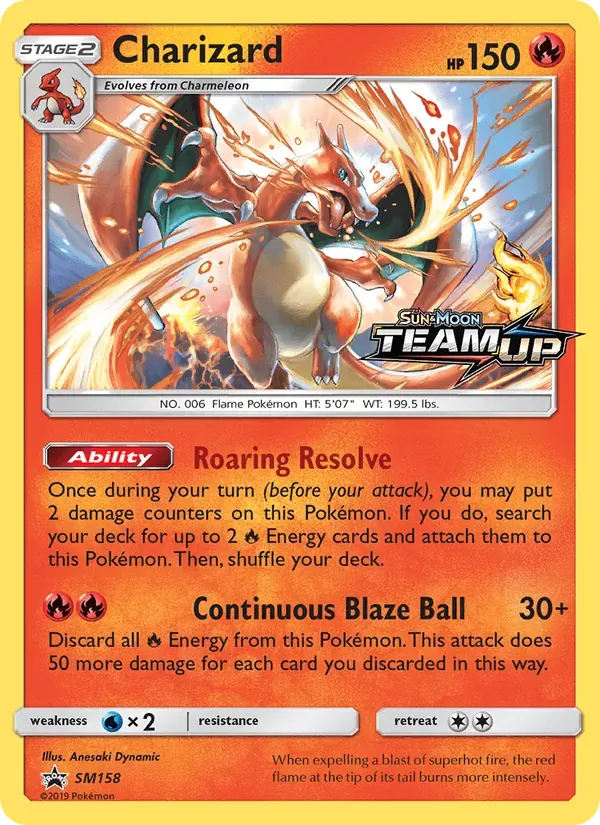 Charizard SM158/248 Sol e Lua Promos