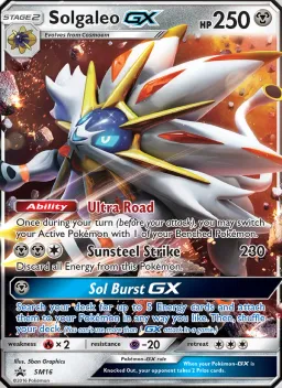 Solgaleo GX SM16 Sol e Lua Promos