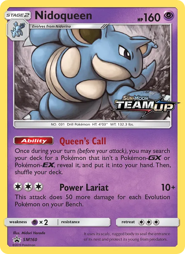 Nidoqueen SM160/248 Sol e Lua Promos