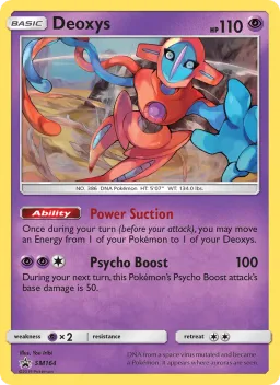 Deoxys SM164 Sol e Lua Promos