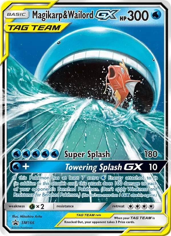 Magikarp e Wailord GX SM166/248 Sol e Lua Promos