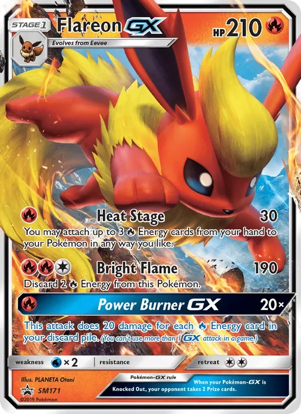 Flareon GX SM171/248 Sol e Lua Promos