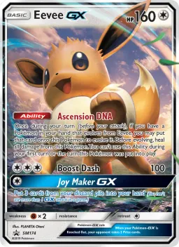 Eevee GX SM174 Sol e Lua Promos