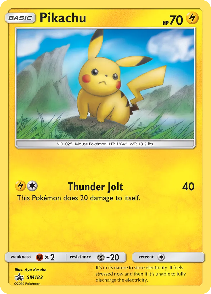 Pikachu SM183/248 Sol e Lua Promos