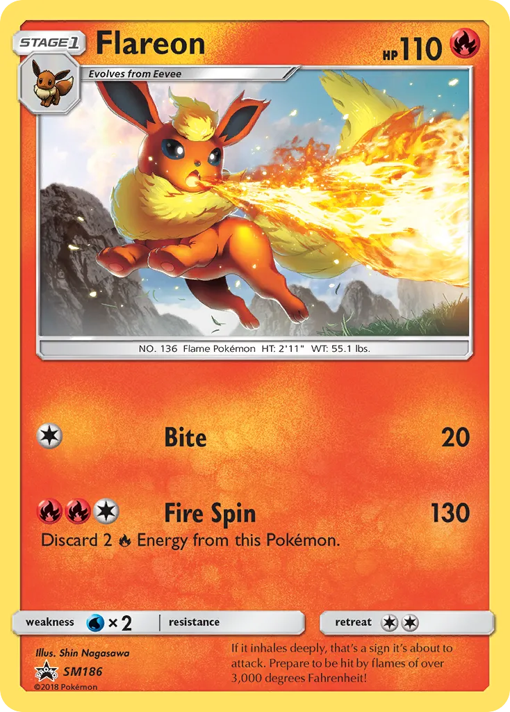 Flareon SM186/248 Sol e Lua Promos