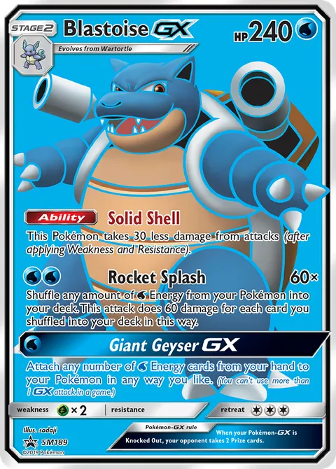 Blastoise GX SM189/248