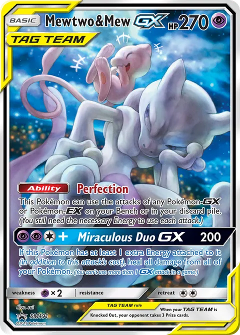 Mewtwo e Mew GX SM191/248