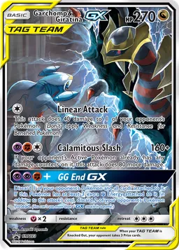 Garchomp e Giratina GX SM193 Sol e Lua Promos