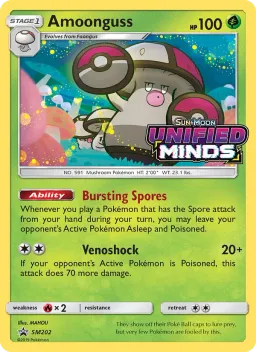 Amoonguss SM202 Sol e Lua Promos