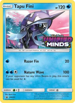 Tapu Fini SM203 Sol e Lua Promos