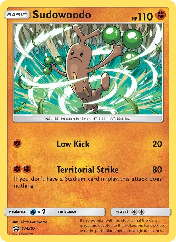 Sudowoodo SM207/248 Sol e Lua Promos