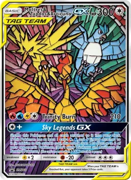 Moltres, Zapdos e Articuno GX SM210 Sol e Lua Promos