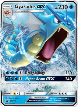 Gyarados GX SM212 Sol e Lua Promos