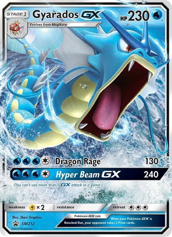 Gyarados GX SM212/248 Sol e Lua Promos