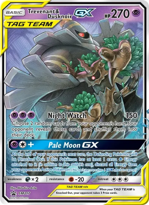 Trevenant e Dusknoir GX SM217/248