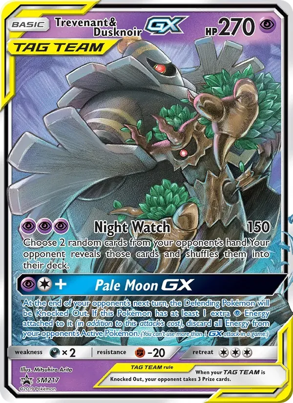 Trevenant e Dusknoir GX SM217/248 Sol e Lua Promos