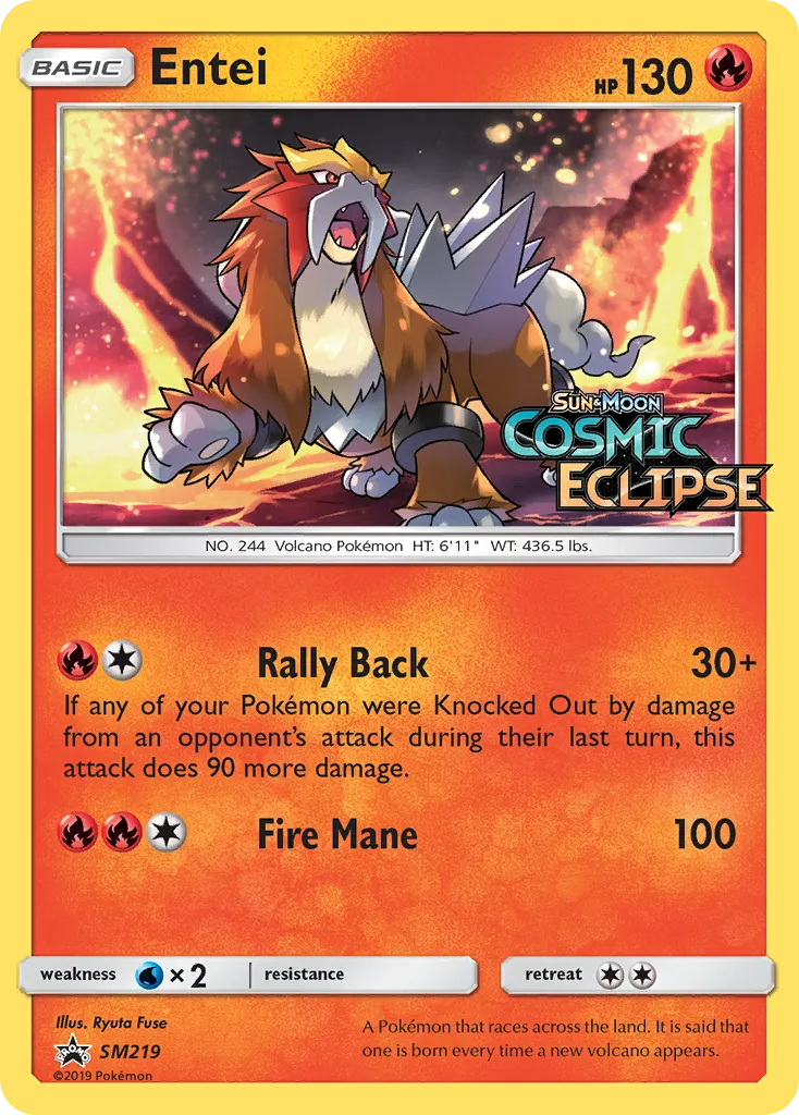 Entei SM219/248 Sol e Lua Promos