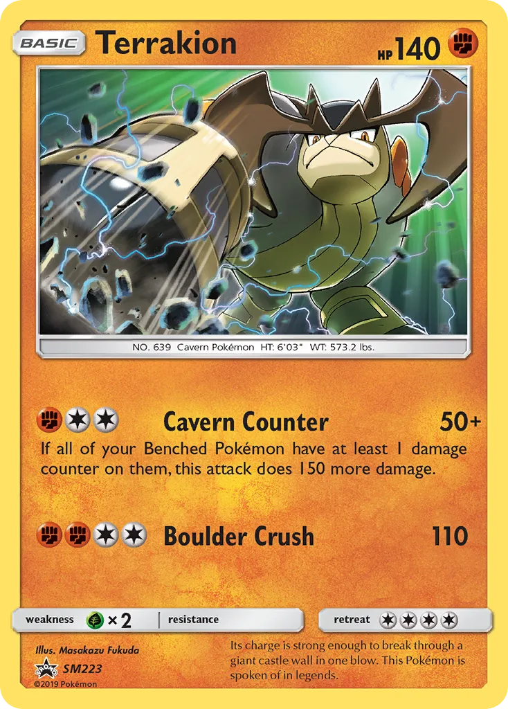 Terrakion SM223/248 Sol e Lua Promos