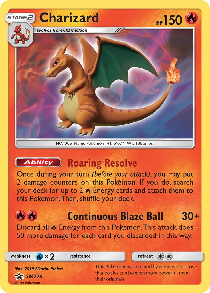 Charizard SM226/248 Sol e Lua Promos