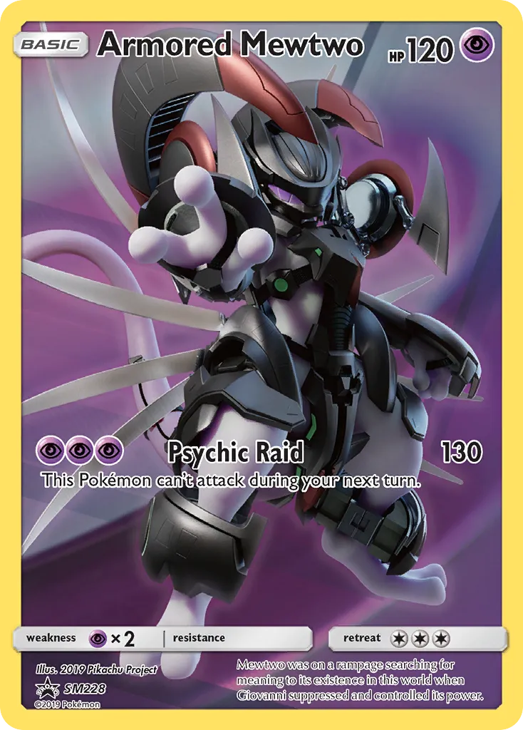 Armored Mewtwo SM228/248 Sol e Lua Promos
