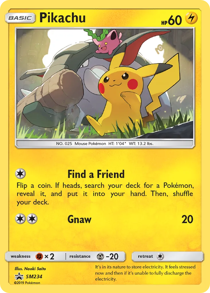 Pikachu SM234/248 Sol e Lua Promos
