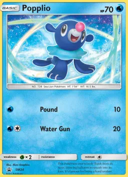 Popplio SM24 Sol e Lua Promos