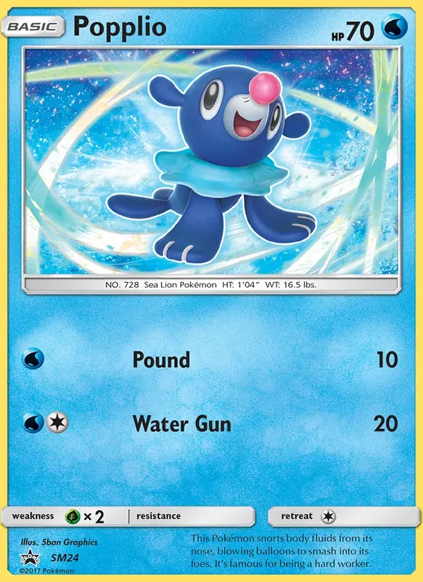 Popplio SM24/248 Sol e Lua Promos