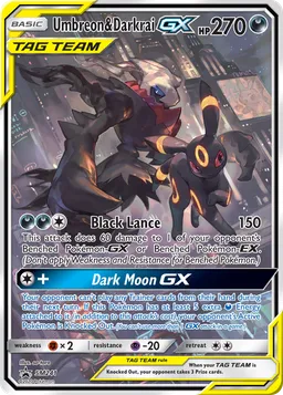 Umbreon e Darkrai GX SM241 Sol e Lua Promos