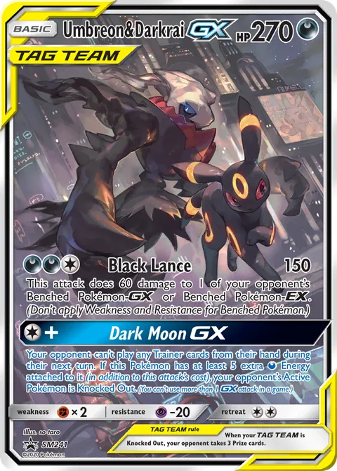 Umbreon e Darkrai GX SM241/248
