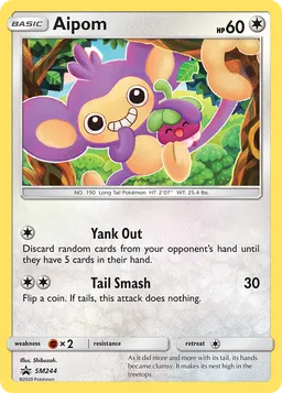 Aipom SM244 Sol e Lua Promos