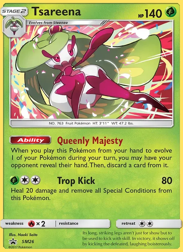 Tsareena SM26/248 Sol e Lua Promos