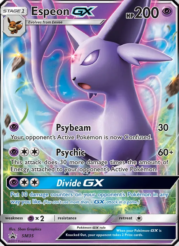 Espeon GX SM35/248 Sol e Lua Promos