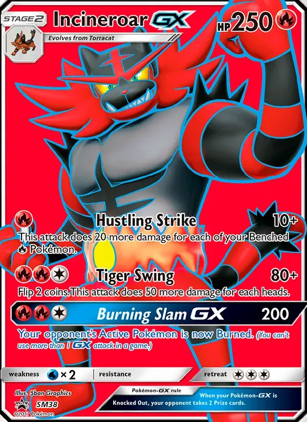 Incineroar GX SM38/248 Sol e Lua Promos
